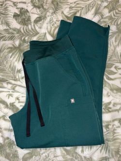 FIGS Forest Green Yola Pants