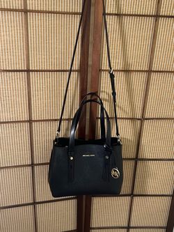 Michael Kors Mel Small Saffiano Leather Tote Black Brand New, Never Used