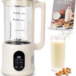 Nut Milk Maker, 8 in 1 Homemade Automatic Plant-Based Milk