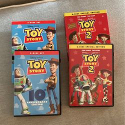 Toy Story 1 and 2 DVDs