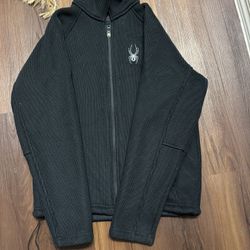 spyder black jacket.   men's small. 