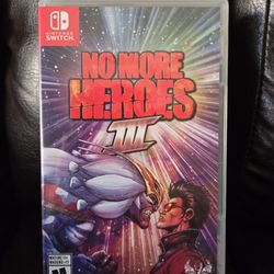 New Sealed No more heroes 3 III nintendo switch game