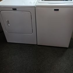 Heavy Duty Maytag Washer With BIG STAINLESS Steel Tub And Dryer They Both Work Great! Free Delivery!