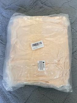 Soft Fleece Throw Blanket Beige 50 x 60”