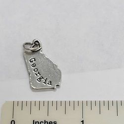 James Avery "My Georgia" charm in sterling silver. 