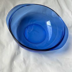 Cobalt blue Pyrex 025 Casserole 2QT Bowl No Lid