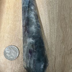 rainbow flourite wand 