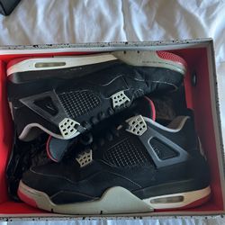 Jordan Bred 4s 