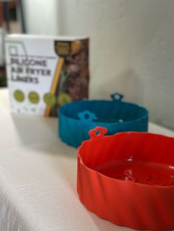 Katbite Reusable Silicone Air Fryer Liners (2-Pack) Price: $5.00