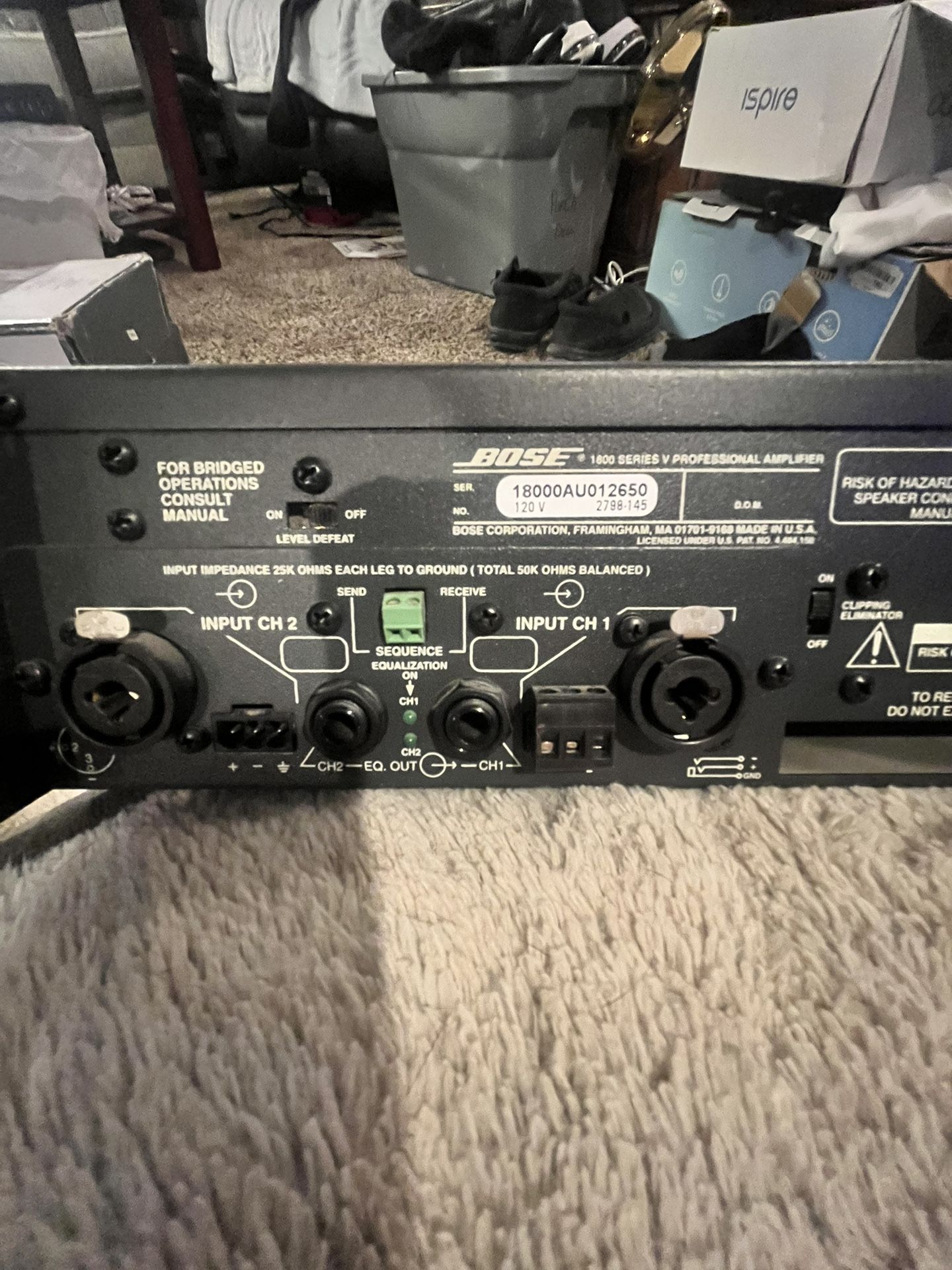 Bose 1800 V Series Pro Amplifier for Sale in Tulsa, OK - OfferUp Bose 1800 V Series Pro Amplifier for Sale in Tulsa, OK - OfferUp
