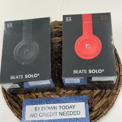 Beats Solo 3 Wireless On Ear Headphones - Pay $1 Today To Take It Home And Pay The Rest Later! 