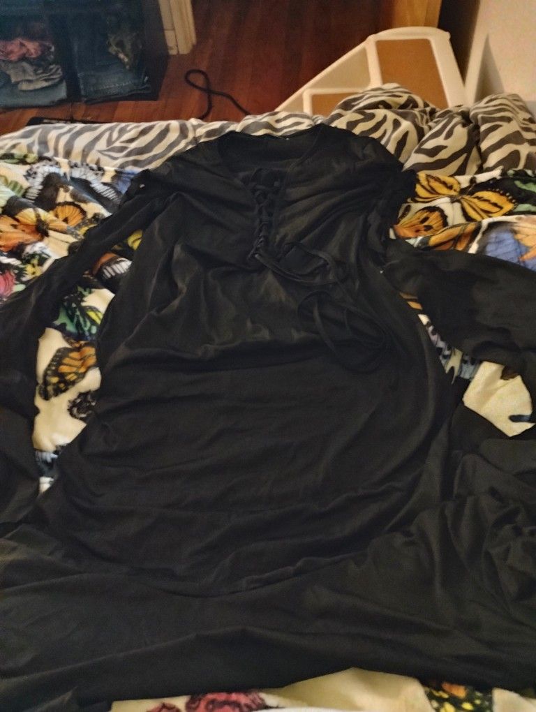 Long Black Dress Size XXL