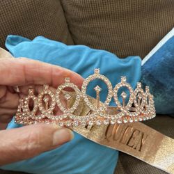 Birthday Crown And Birthday Sash 