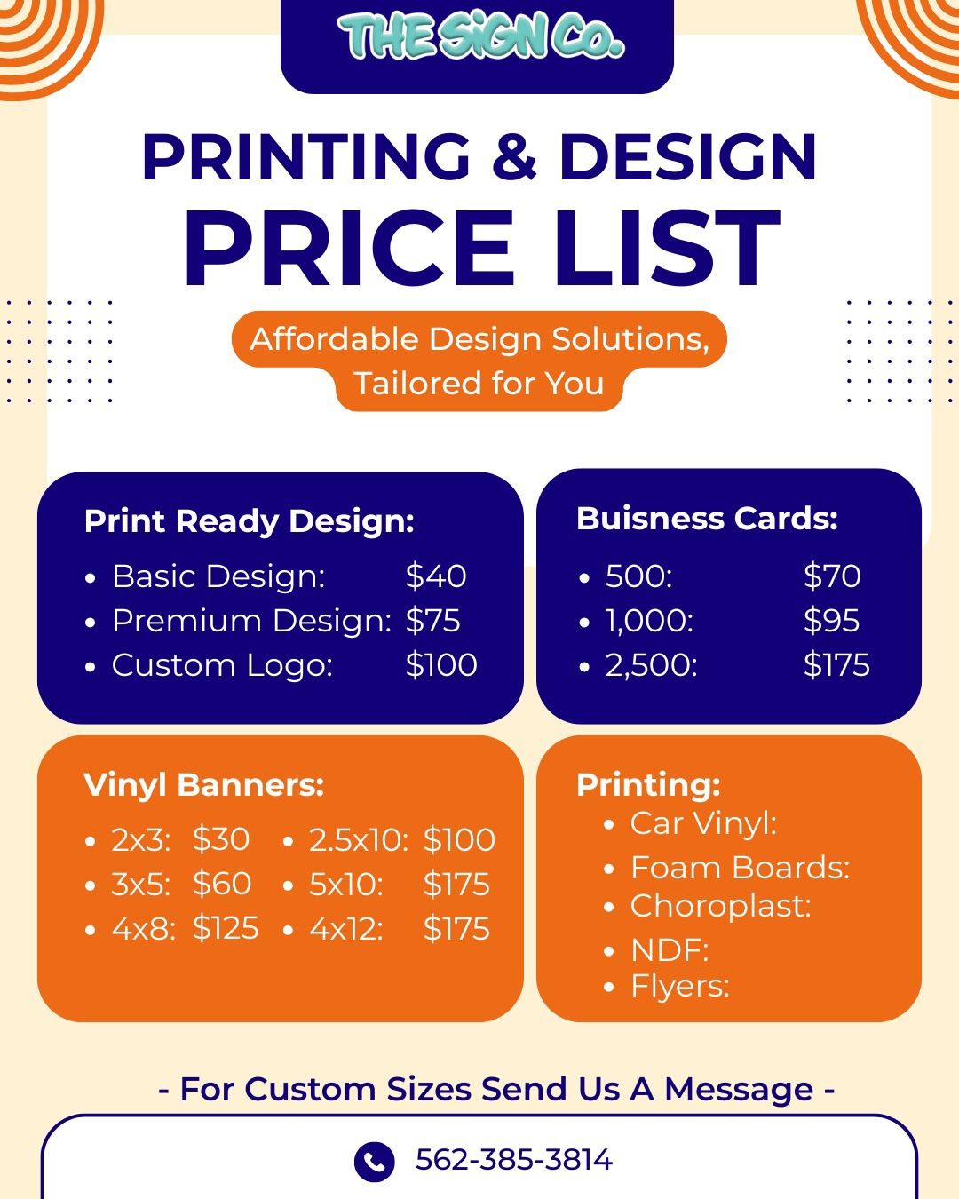 Vinyl Banner Prints Same Day Next Day