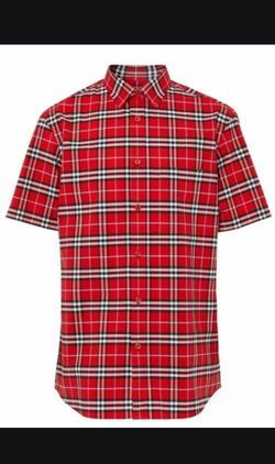 Burberry mens shirt sleeve brand new with tags  size xxl runs small so if your a xl or large it will fit  $300 💯 authentic Burberry