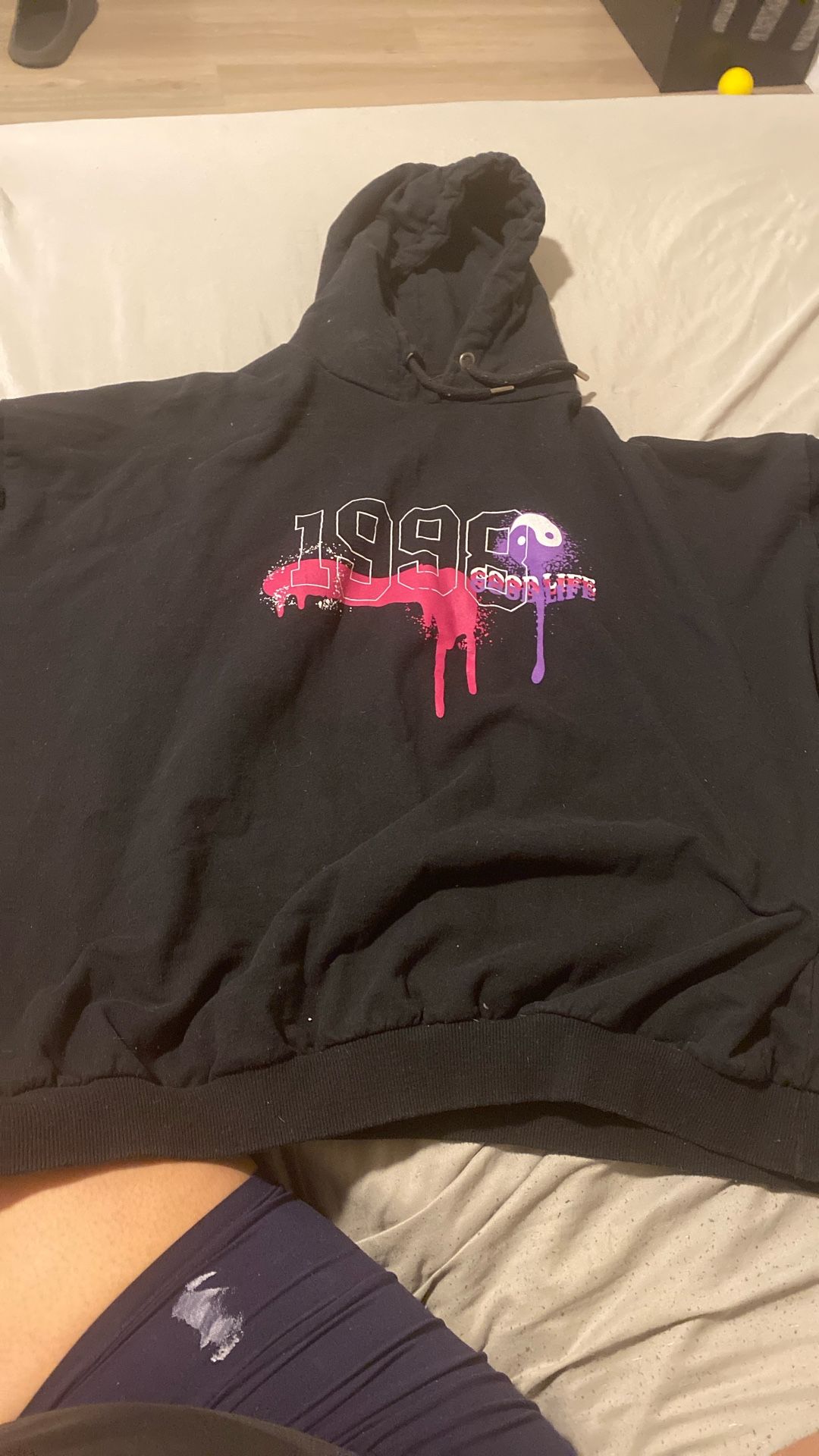 Black 1998 Hoodie Size L