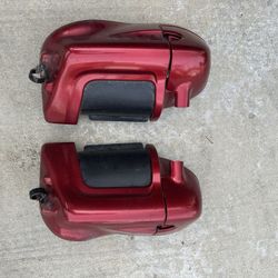 Harley Road Glide Speaker Boxes And Saddle Bag Rail Guards