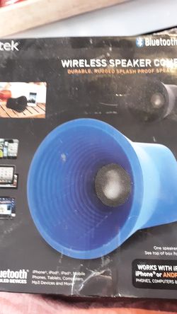 Item wireless bluetooth speaker cone ipod ipad android mobile phone computers