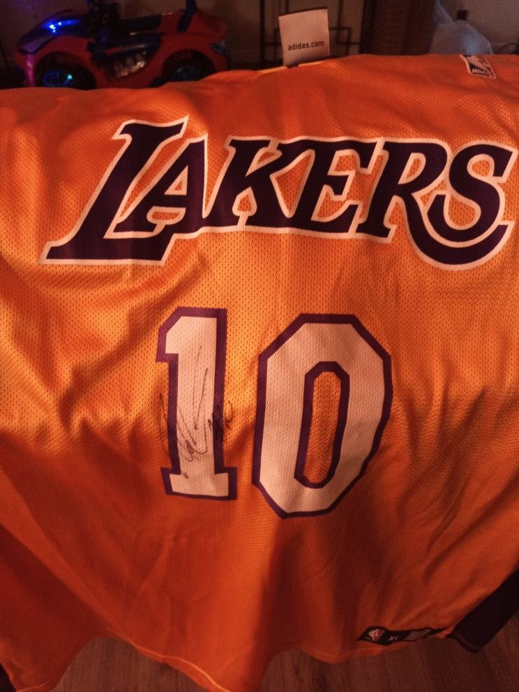 Authentic Lakers Jersey Signed #10 RADMANOVIC $200 OR BEST OFFER