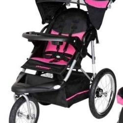 Pink Running Stroller