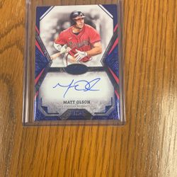 2025 Topps Tier One Matt Olson