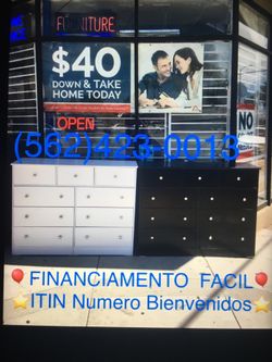 Dresser 9 Drawers In Any Color New-SIZE-56W-16D-43H