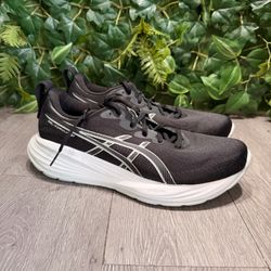 Asics Gel Cumulus 27 White Black Road Running Cushioned Shoes Women 10.5