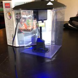 1 Gallon Corner View Aquarium 
