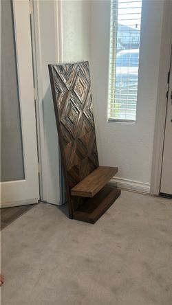 Unique wood shelf