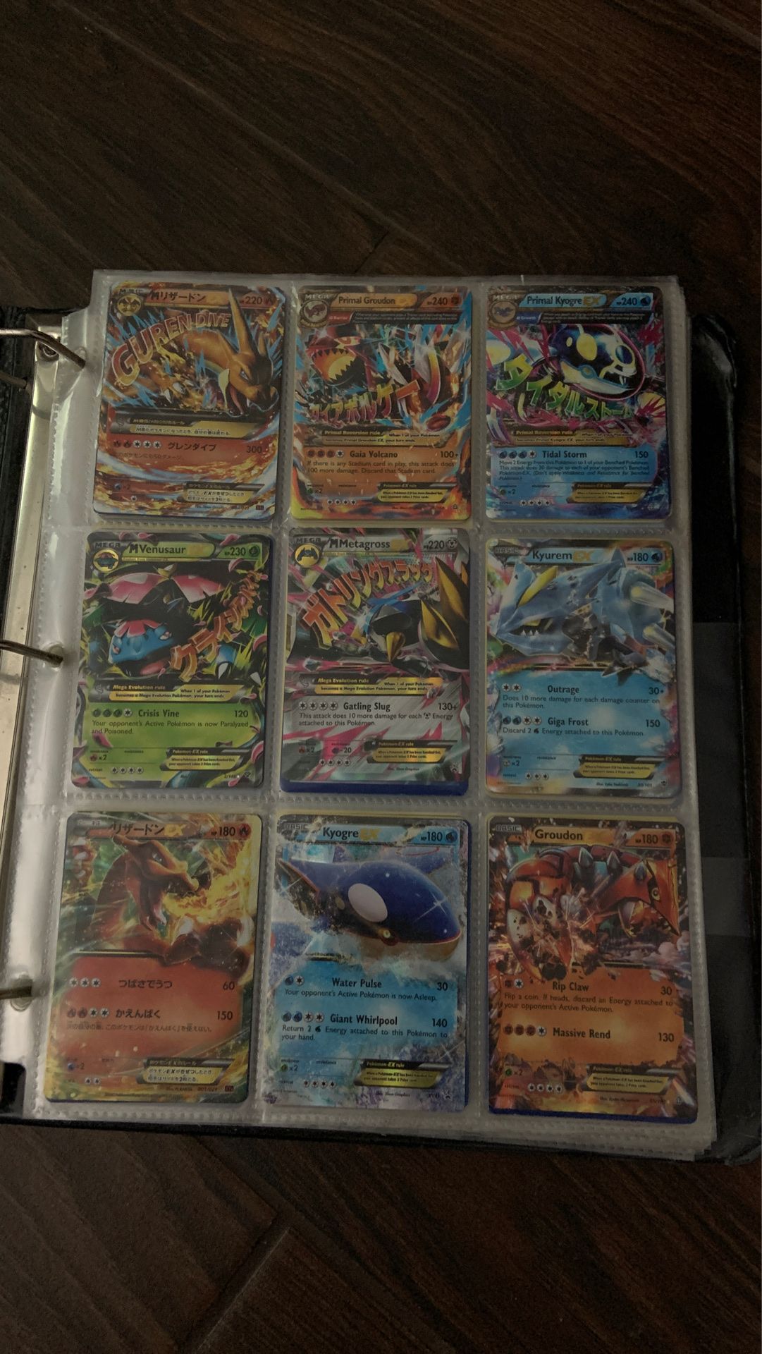 Binder full of Rare Pokemon Cards