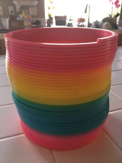 Exter large colorful slinky