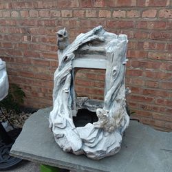 27" H Heavy Duty Polyresin Outdoor Patio Fountain 