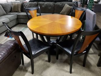New 5pc dining room table set tax included free delivery