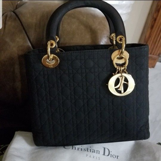 Christian Dior  lady  Dior cannage handbag