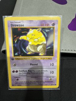 Drowzee 1st Edition Shadowless