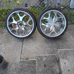 20 In Verde Rims Chrome 
