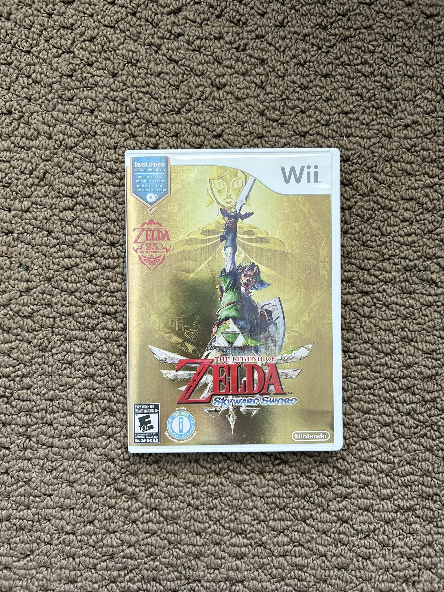 Legend Of Zelda Skyward Sword Nintendo Wii Tested With Case & Manual