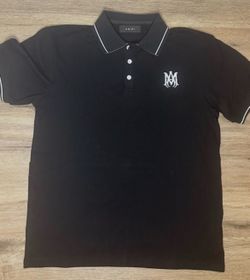 Amiri Black Polo Shirt Men’s Large