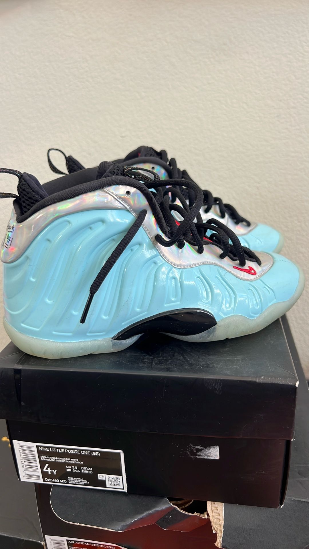 Nike Little Posite One 4 Y Like New !!