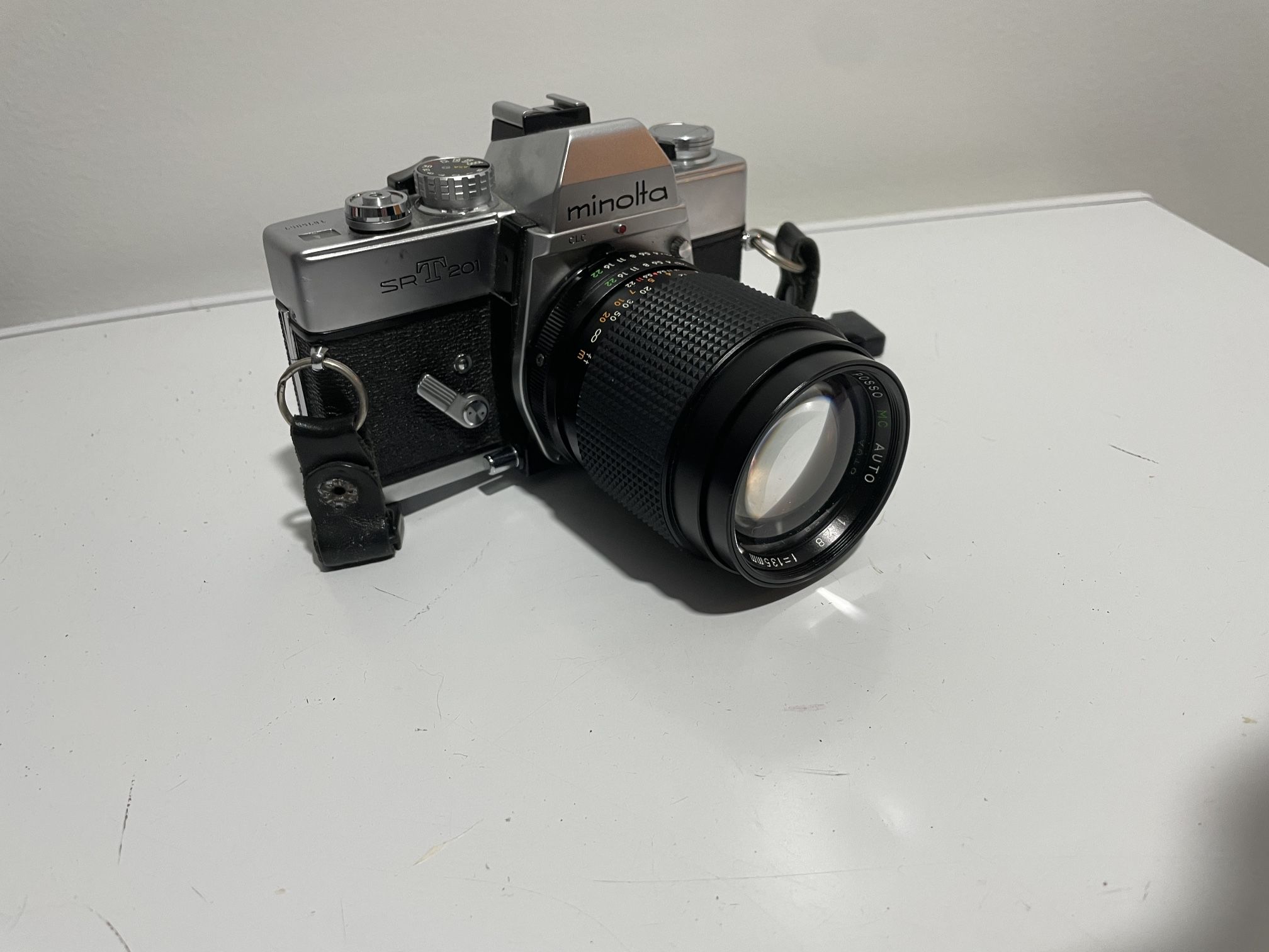 Minolta SRT201 camera