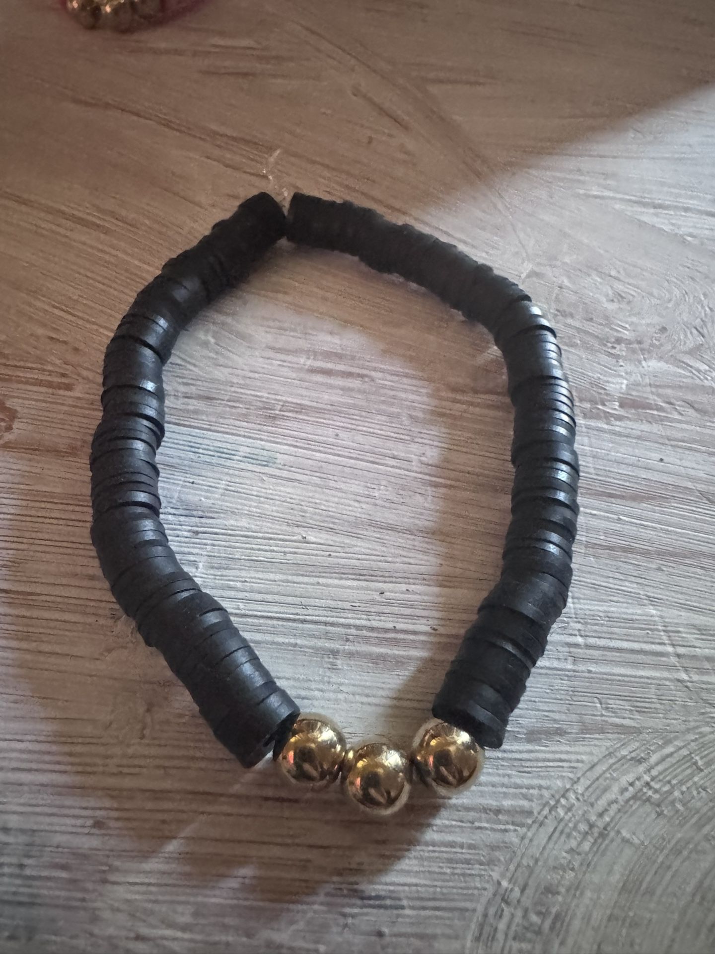 Black And Gold Bracelet