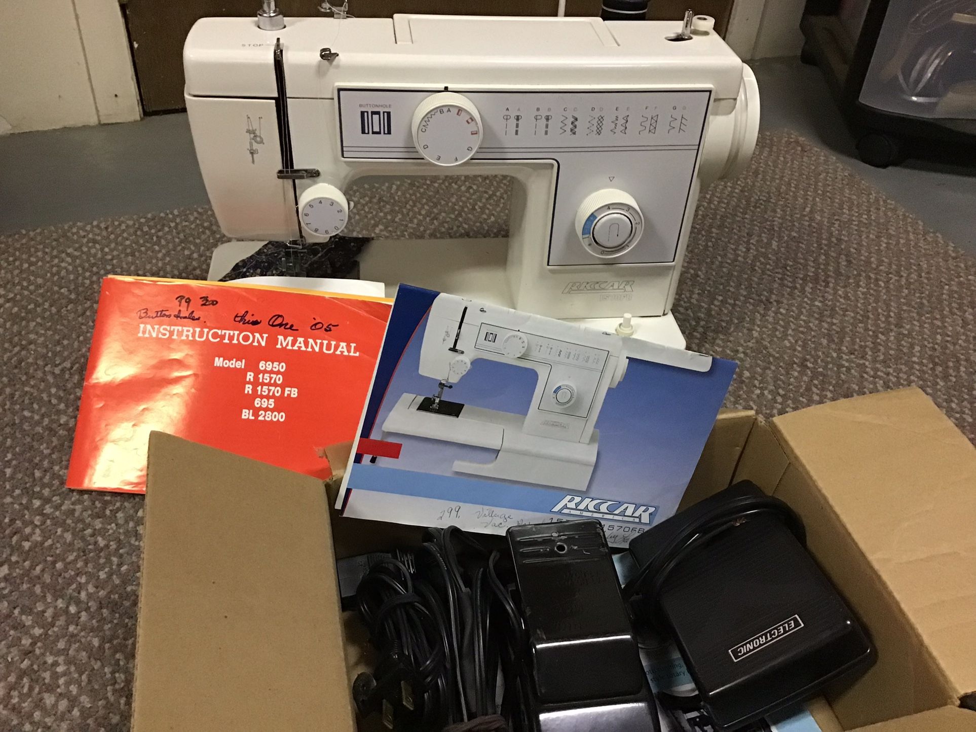 Riccar Sewing Machine