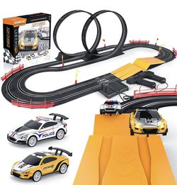 Electric High-Speed Slot Car Race