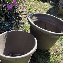 2 Big Flowers Pot For House And Garden 