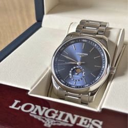 Longines Master Collection Moon Phase Blue Dial
