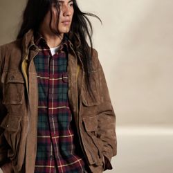 Banana Republic, FLANNEL SHIRT JACKET 