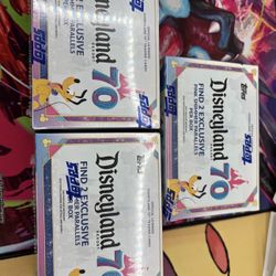 2025 Topps Disneyland 70th Anniversary Trading Card Value Box