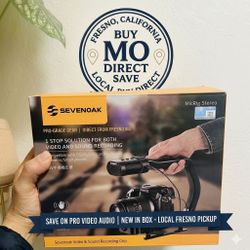 🎥 NEW Sevenoak MicRig – Camera Stabilizer + Pro Stereo Mic