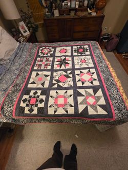 Handmade Lap Quilt, 55" x 64" 0603213