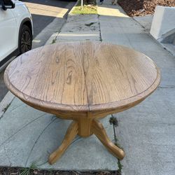 Free Round Small Wood Dining Table